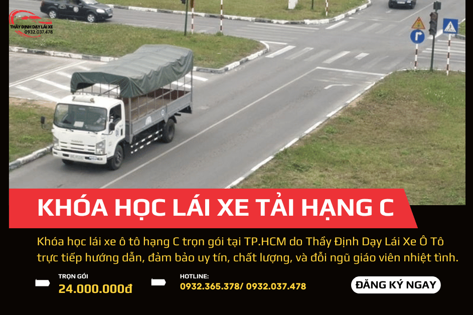 Khóa học Lái xe tải Hạng C